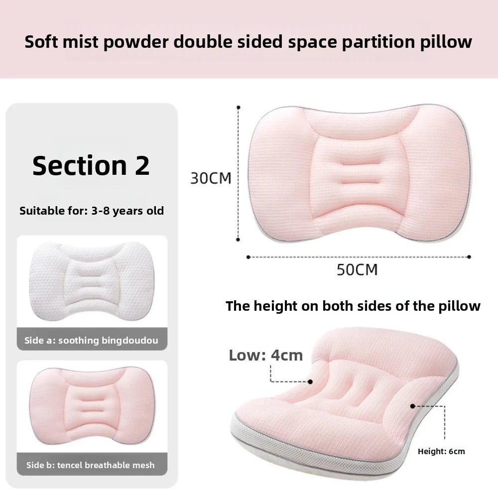 Reversible Baby Pillow – Soft Breathable Toddler Sleep Pillow