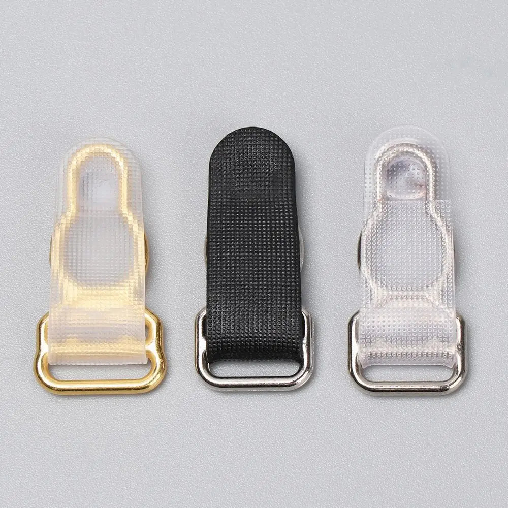 10pcs Garter Belt Clips Suspender Hooks 10/12/18mm – 3 Colors