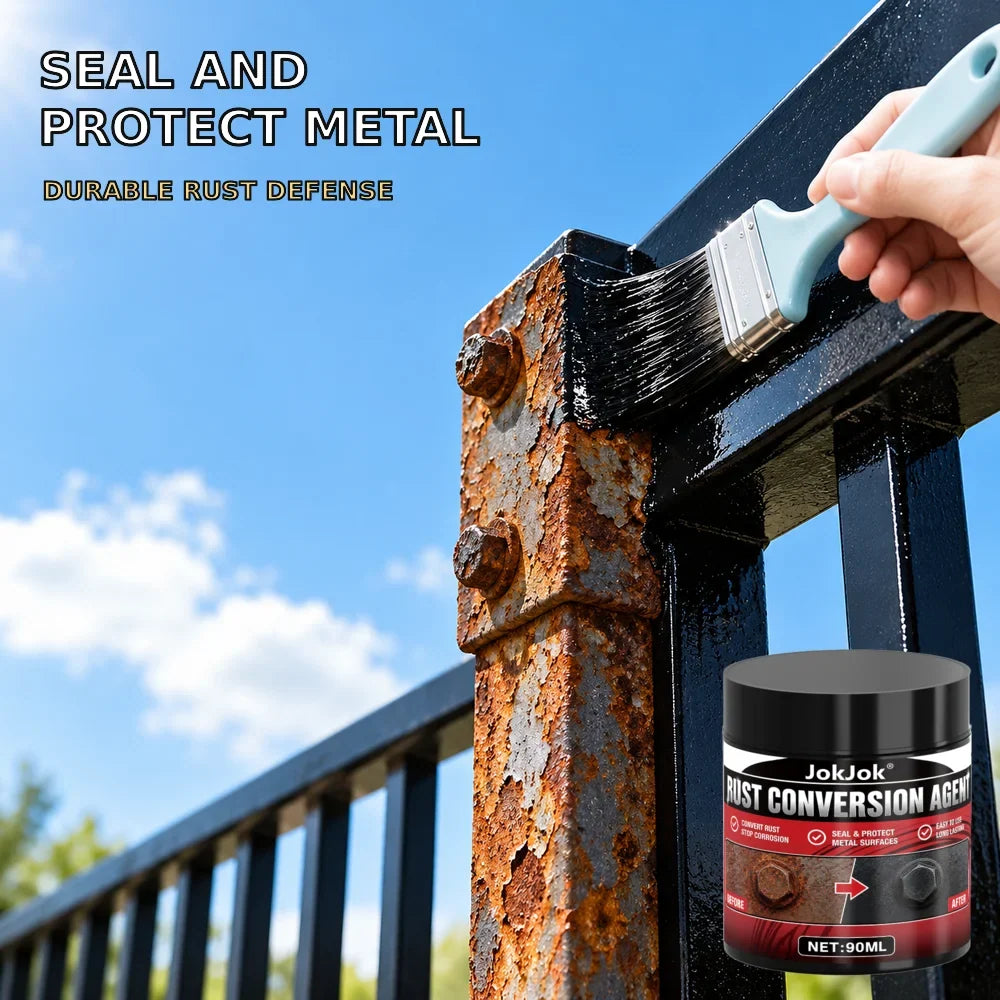Rust Converter Paint Anti-Rust Primer with Brush – 90ml