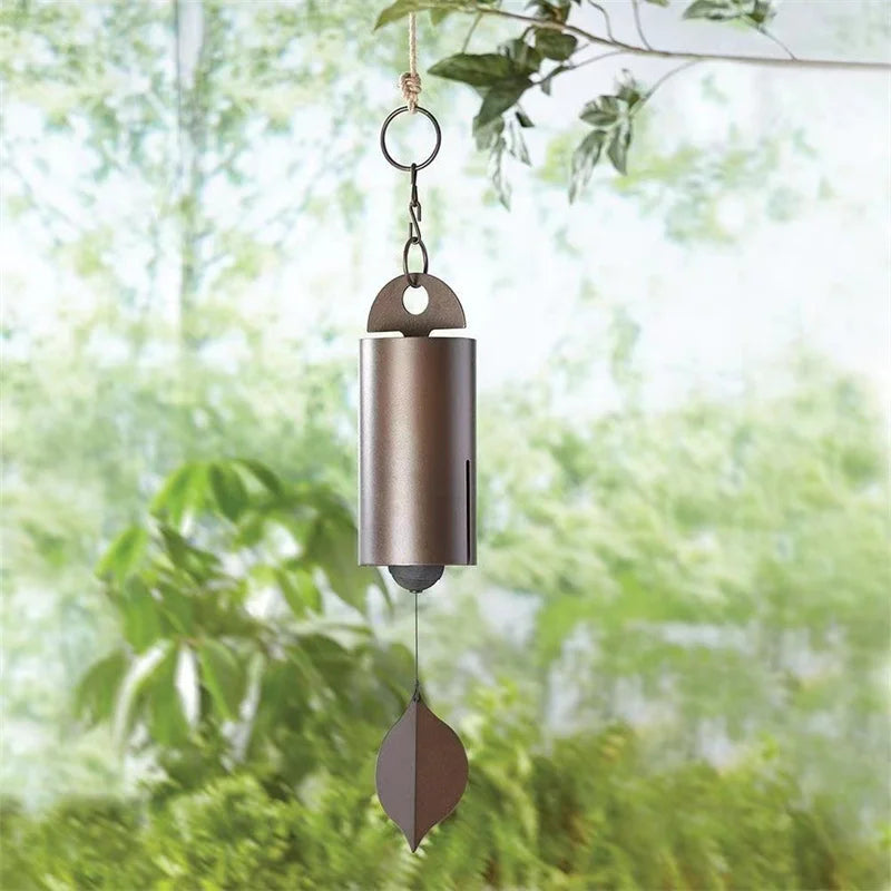 Vintage Metal Wind Chimes – Deep Resonance Bell for Garden & Home