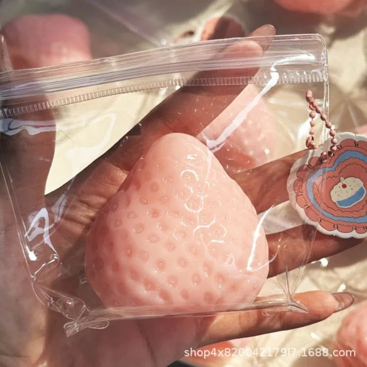 Strawberry Gummy Slow-Rise Squeeze Toy | Squishy Fidget Gift