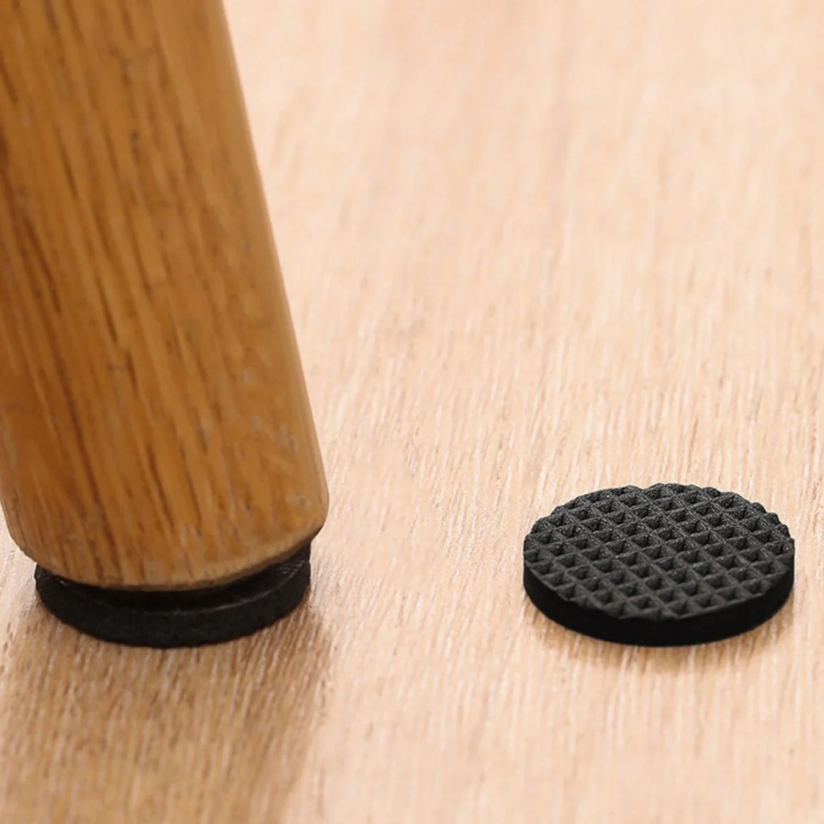 Rubber Chair Leg Pads – Anti-Slip Self-Adhesive Floor Protectors