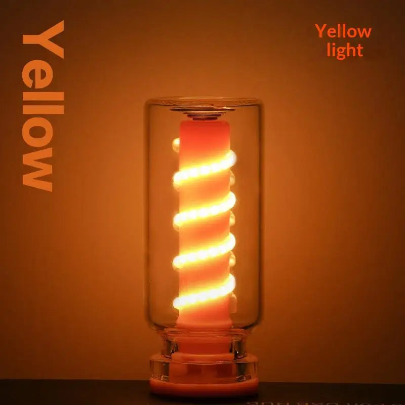 Retro USB Spiral LED Ambient Light – Dimmable Night Bulb