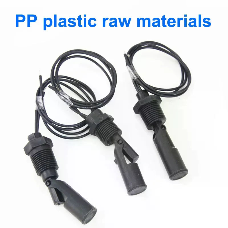PP Plastic Ball Float Switch 12V–110V Water Level Sensor
