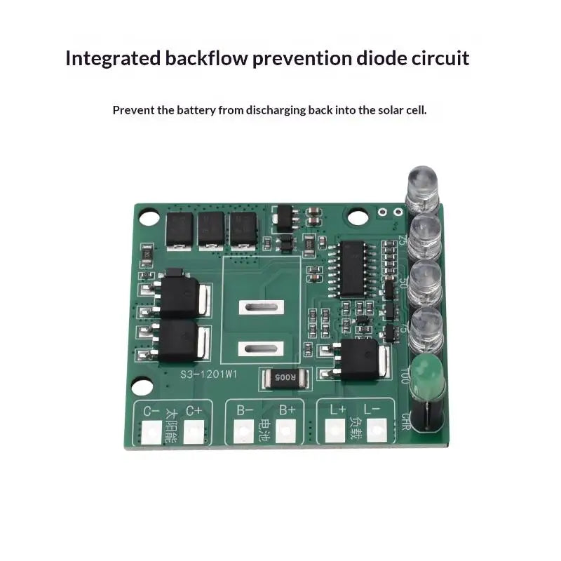 12V 12A Solar Charge Controller – Lithium Battery Charging Board