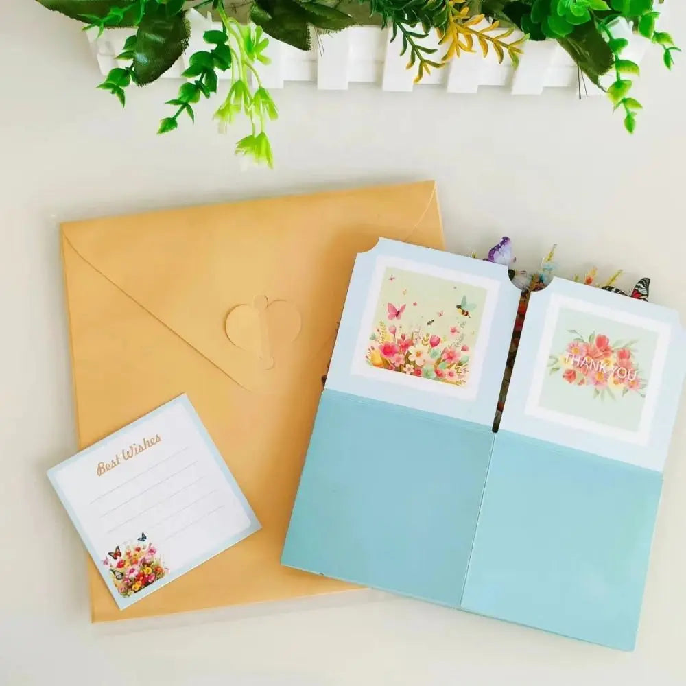 3D Pop-Up Flower Bouquet Greeting Card – Birthday & Wedding