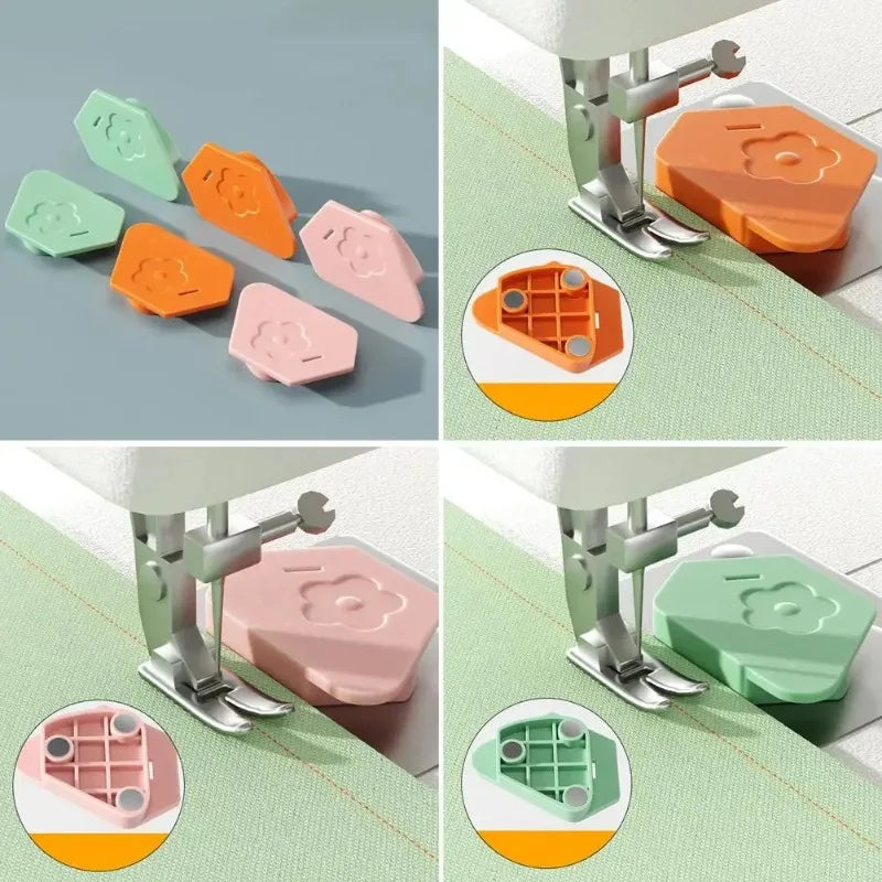Magnetic Sewing Machine Gauge – Anti-Curl Edge Guide Tool