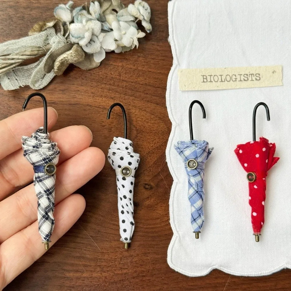 Polka Dot Mini Umbrella 5cm – BJD Doll Decoration Prop