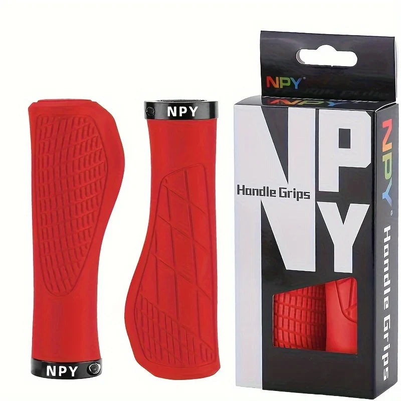 Ergonomic Lock-On MTB Bicycle Handlebar Grips | Non-Slip