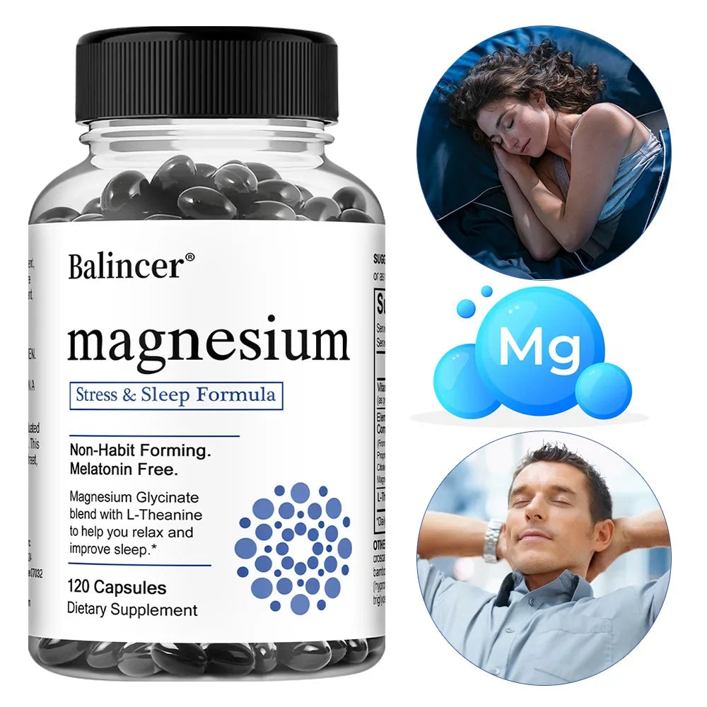 Taoters Magnesium Glycinate 120 Capsules | Sleep & Muscle Support