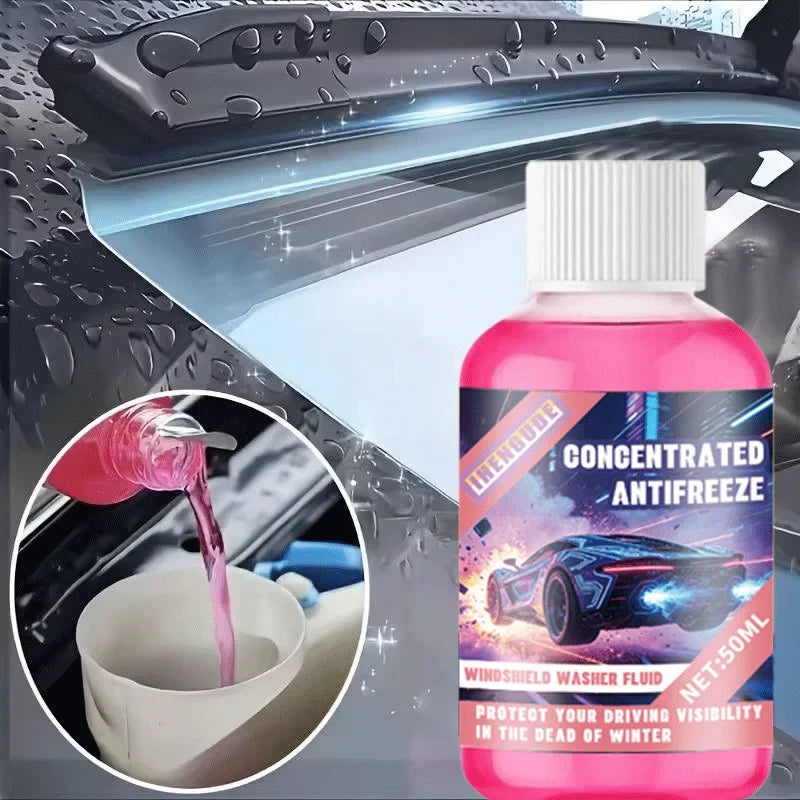 Concentrated Windshield Washer Fluid – Streak-Free & Waterproof