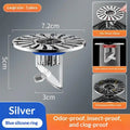 Anti-Odor Floor Drain Cover with Removable Filter Basket