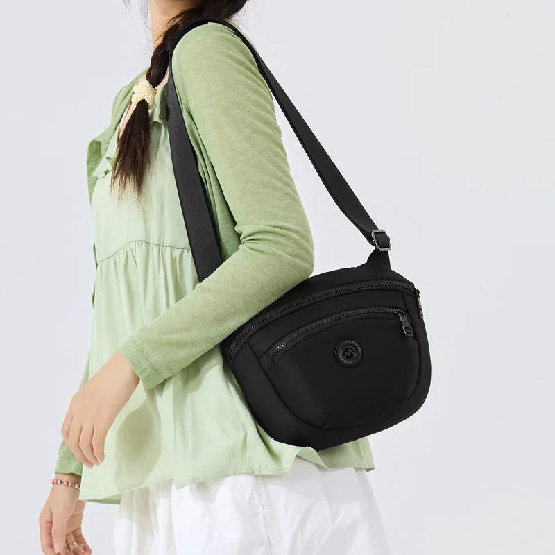 Women's Lightweight Nylon Crossbody Bag | Waterproof Shoulder Bag