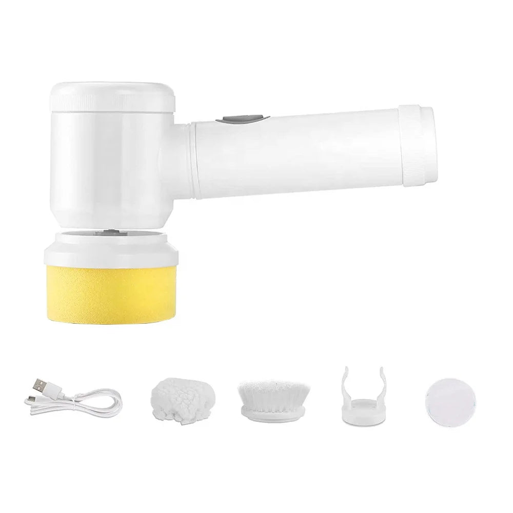 Portable Electric Spin Scrubber – Wireless Rotary Cleaning Brush