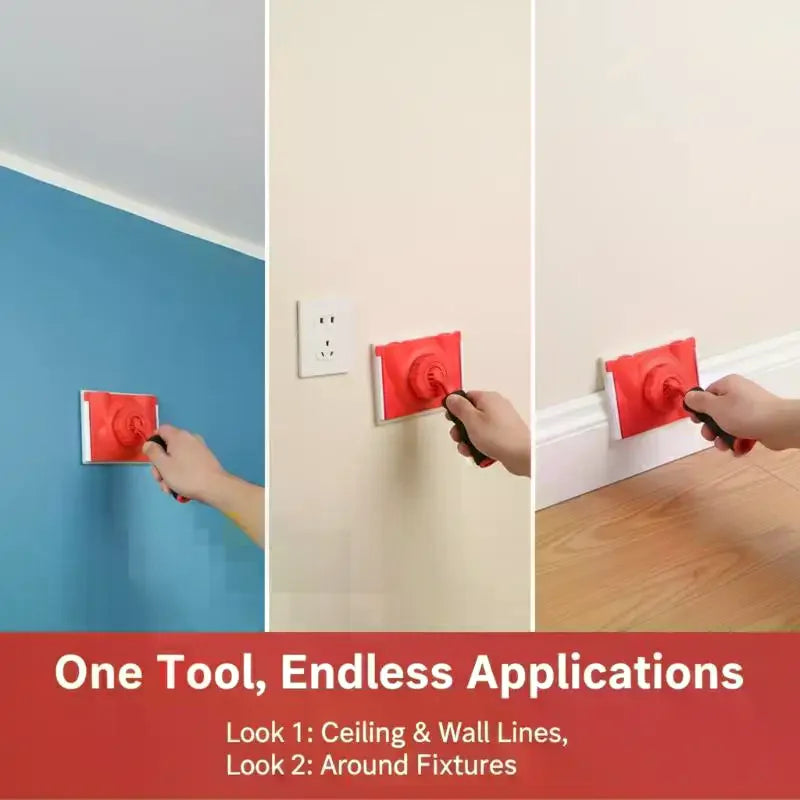 Latex Paint Edger Brush – Wall & Ceiling Corner Trimmer