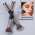 Nixie Double-Headed Makeup Brush – Powder, Blush & Concealer