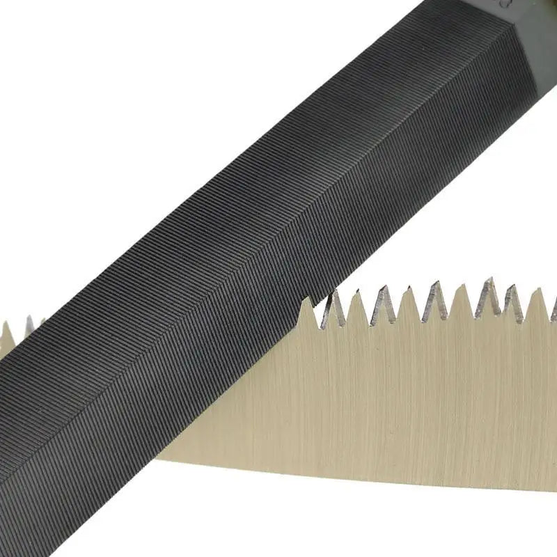 T12 Steel Rhombus File with Non-Slip Handle | Woodworking