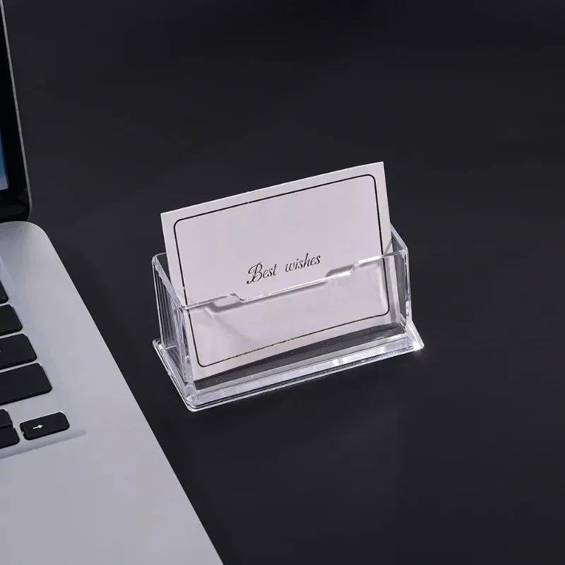 Clear Acrylic Business Card & Photocard Storage Box Holder