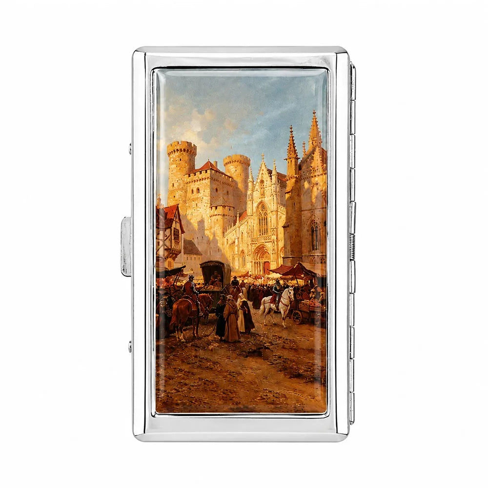 Vintage Metal Card Case – ID, Credit Card & Cash Holder