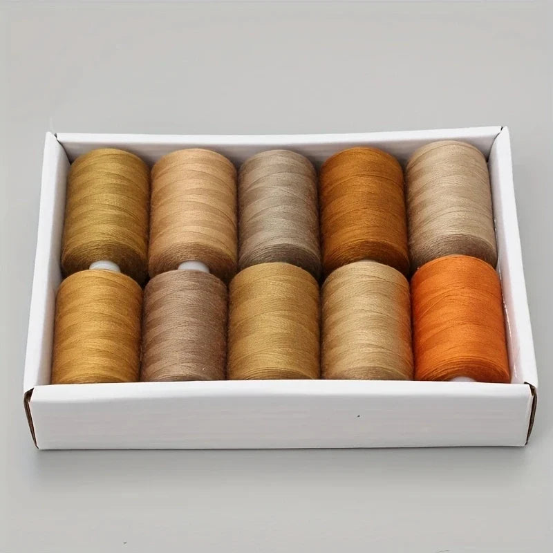 Brown Polyester Sewing Thread – Quilting, Embroidery & Overlock
