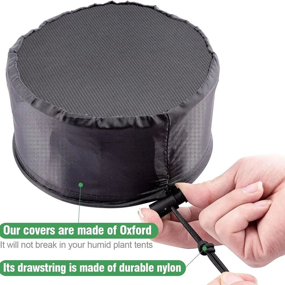 Grow Tent Duct Vent Filter Cover with Elastic Band – 2 Pack