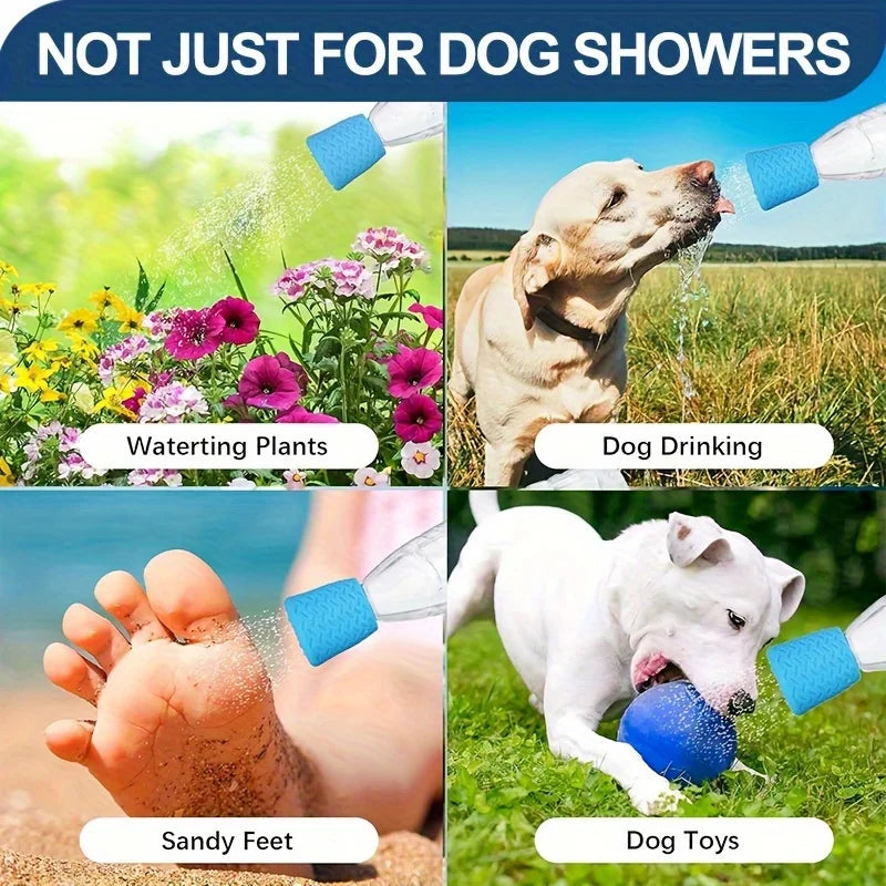 Nixie Silicone Pet Shower Head – Portable Dog Bathing Spray