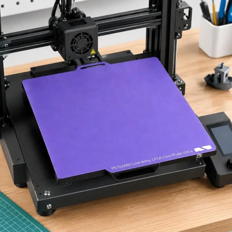 3D Printer Cool Build Plate – Double-Sided Flex Release PLA