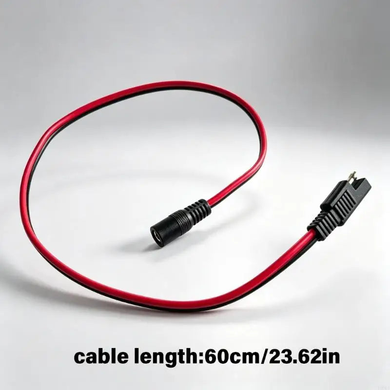 SAE to DC 5.5x2.1mm Power Adapter Cable Set | 14AWG 60cm