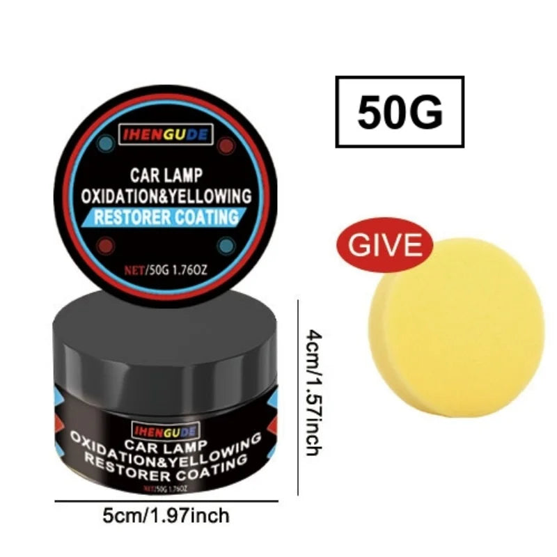 Car Headlight Restoration Kit – Polishing & Oxidation Cleaner