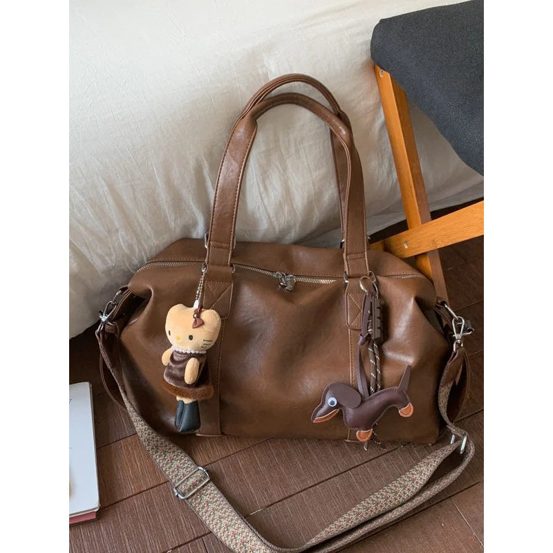 Women's Large Capacity Vintage Crossbody Shoulder Bag
