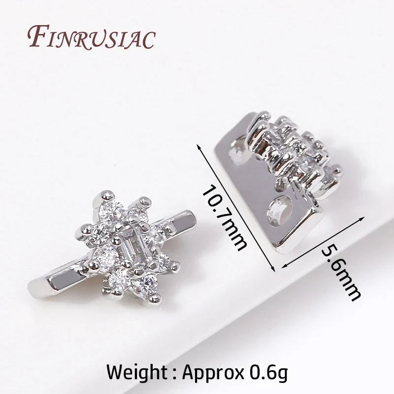 18K Gold Plated Zircon Flower Connector Spacer Beads – DIY Jewelry