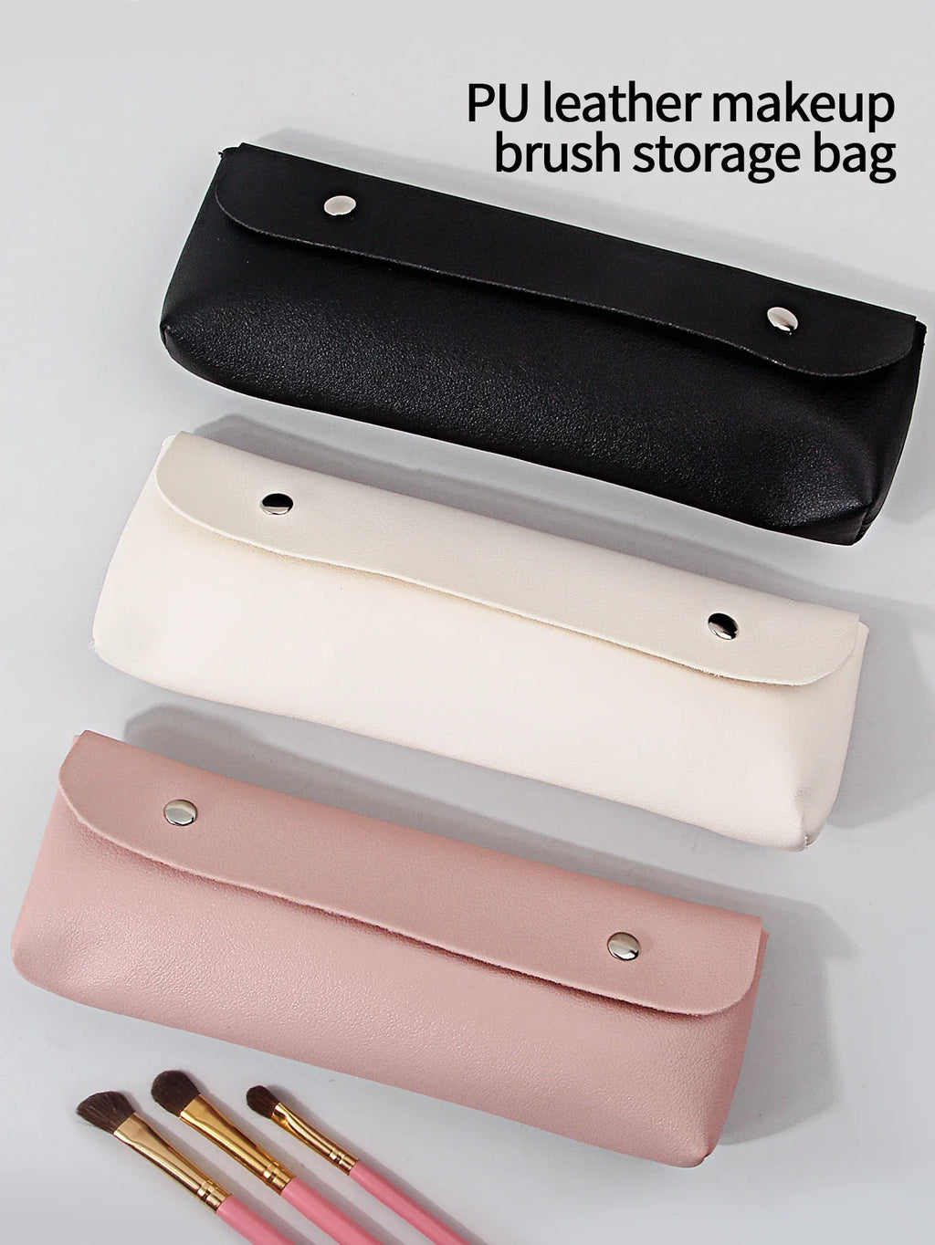 Large Makeup Brush Storage Bag – Travel Toiletry & Stationery Pouch