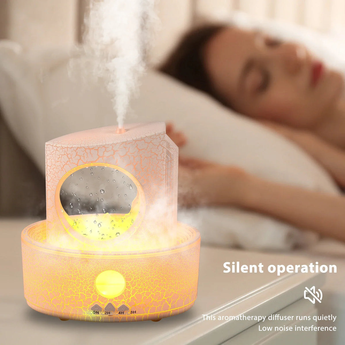 Raindrop Aroma Diffuser Humidifier 180ml | 3 Timer Modes