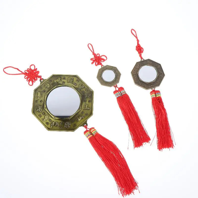 Feng Shui Bagua Mirror Yin Yang Zodiac Lucky Charm Decor