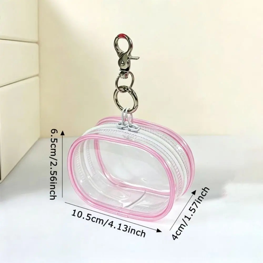 Transparent PVC Pet Food Pouch – Zipper & Hanging Loop