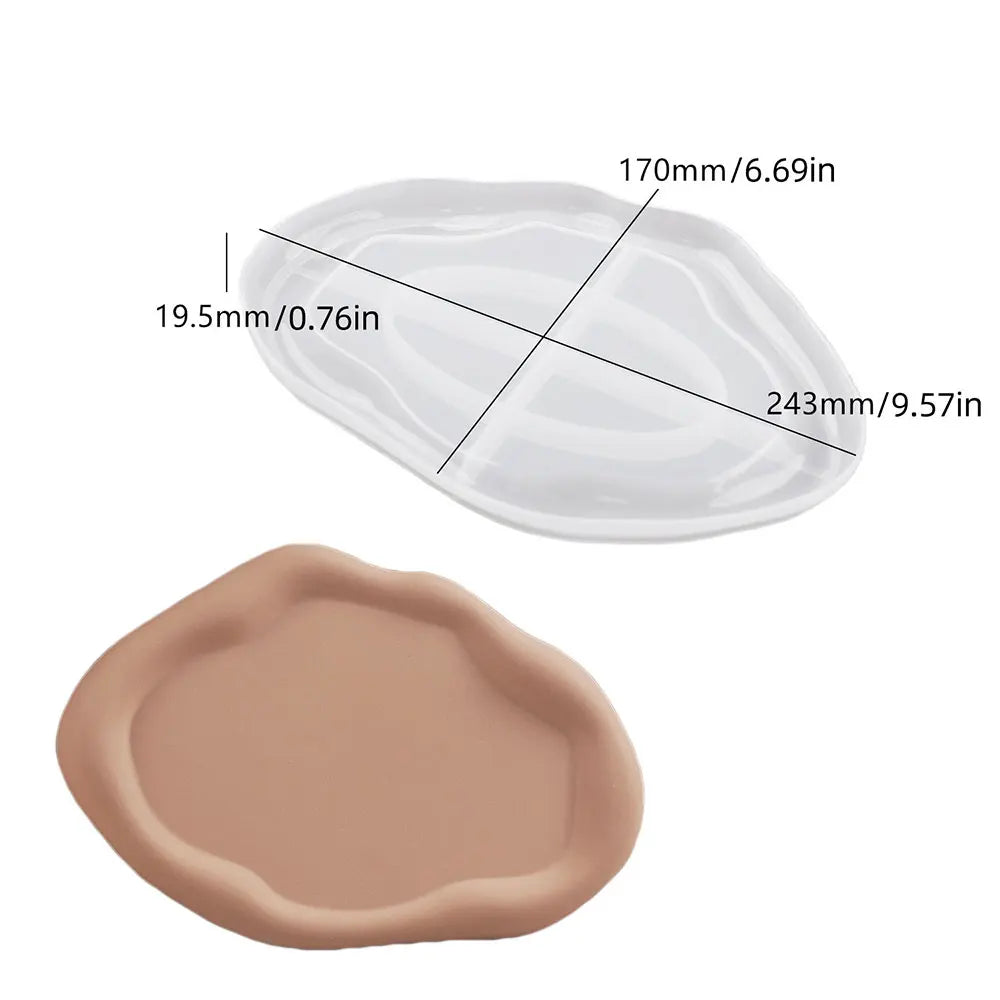 Silicone Casting Mold – Resin, Concrete & Gypsum Coaster Tray