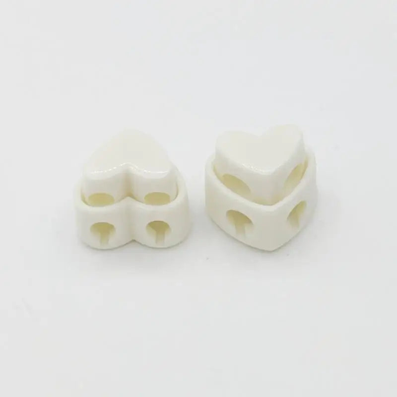 5pcs Heart-Shaped Cord Locks Spring Toggle Stoppers – 5 Pack