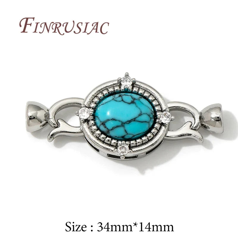 18K Gold Plated Zircon Clasp Connectors – DIY Jewelry Making