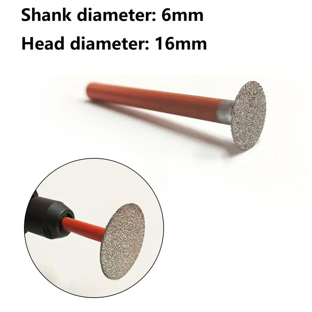 6mm Shank Carborundum Grinding Burr – Jade Stone Carving Bit