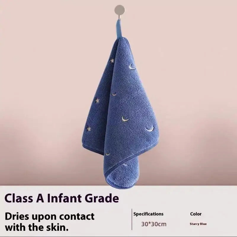 JETTING Embroidered Cotton Hand Towel 30x30cm – Soft & Absorbent