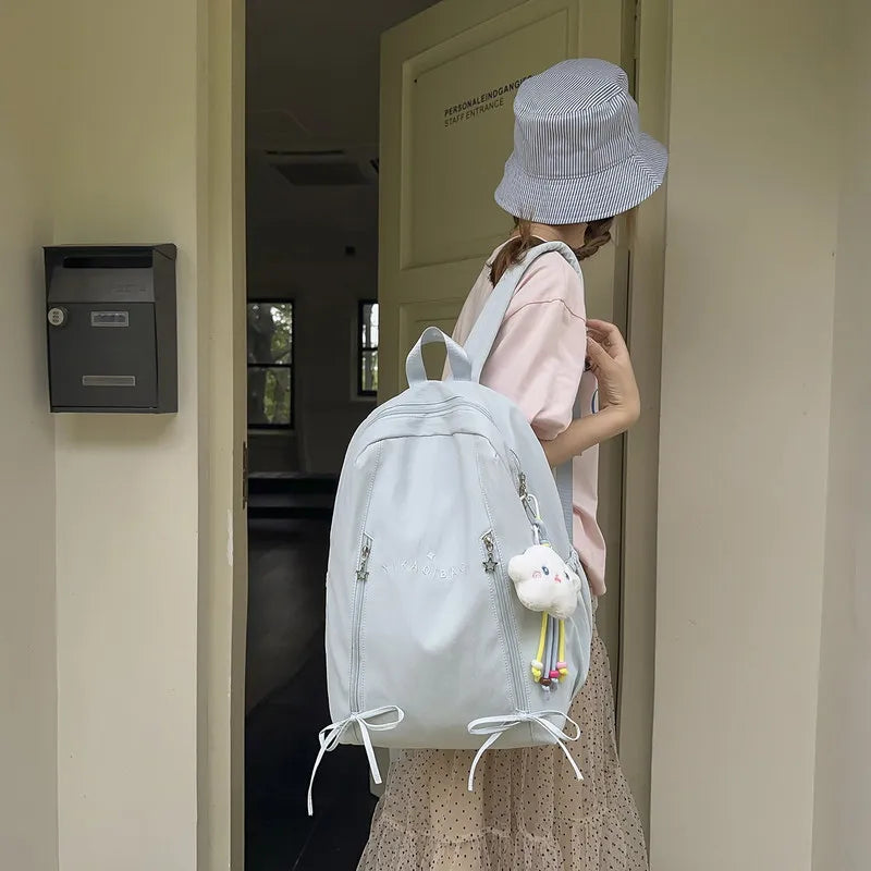 Korean Lightweight Waterproof Backpack for Women & Students