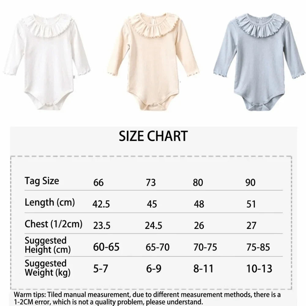Pure Cotton Baby Girl Bodysuit – Seamless Breathable Summer