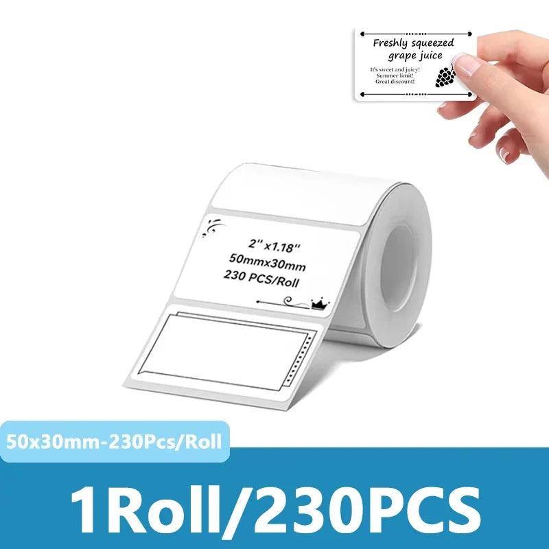 Niimbot Thermal Label Rolls – Waterproof Anti-Oil for B1/B21/B3S