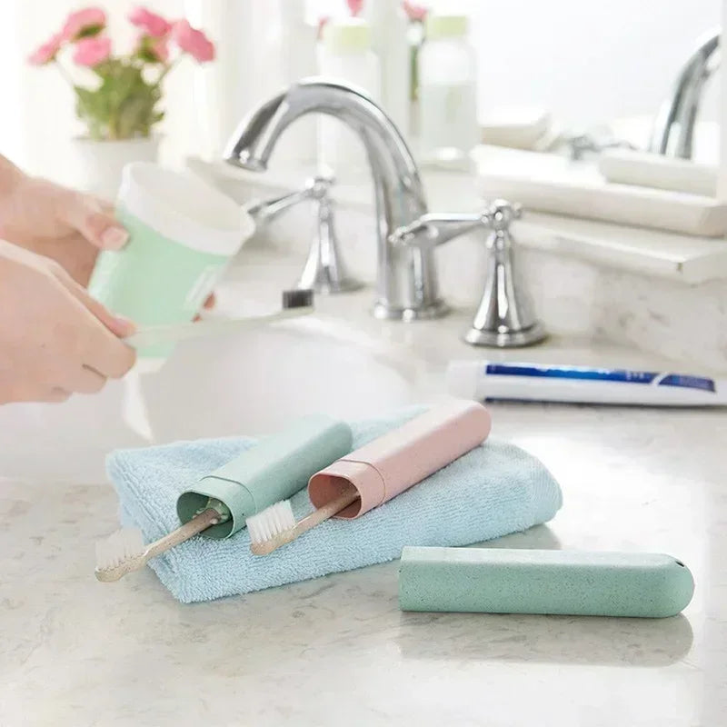 Portable Toothbrush Holder Case – Dust-Proof Travel Cover