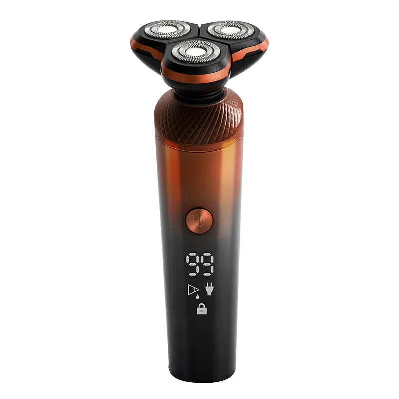Triple Blade Rotary Electric Shaver for Men | IPX6 Washable
