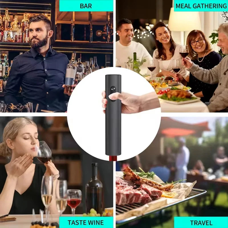 CLITON Electric Wine Opener Set – Automatic Corkscrew Kit