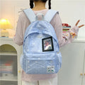 Star Polka Dot Ita Backpack – Large Capacity School Bookbag