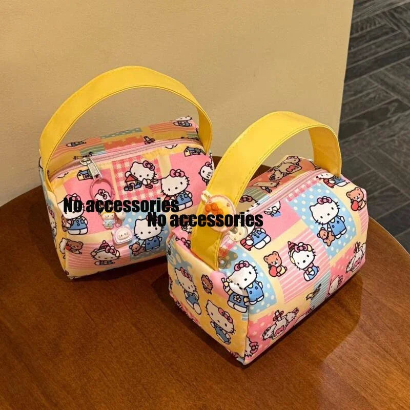 Sanrio Hello Kitty Makeup Bag | Kawaii Travel Toiletry Organizer