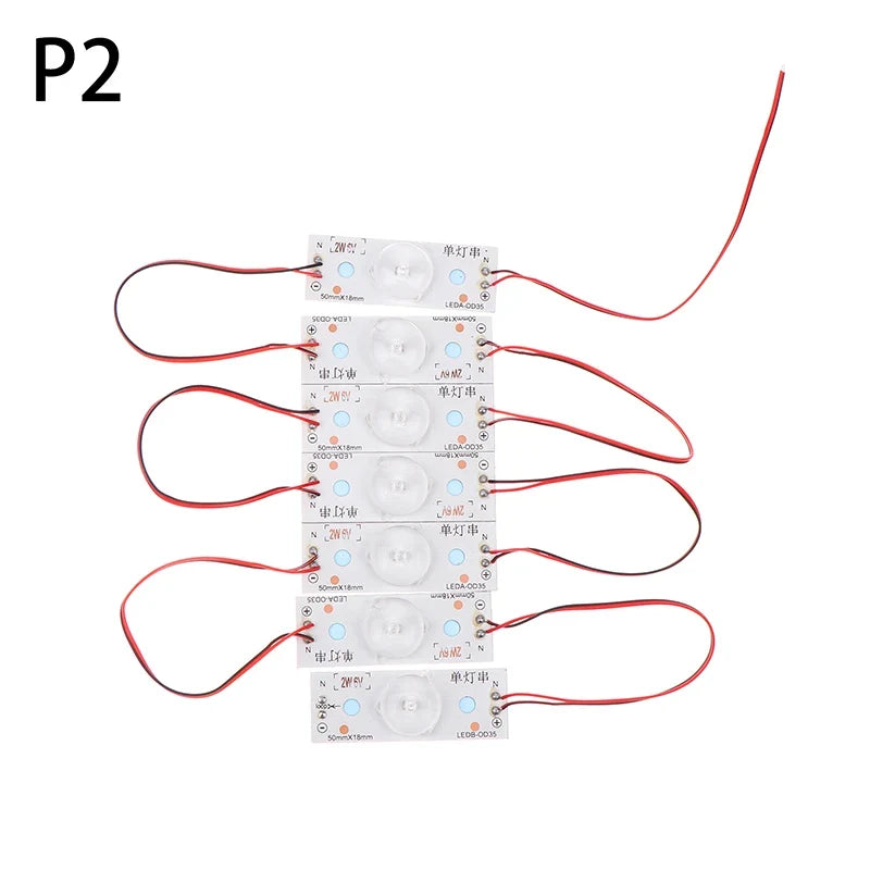 SMD LED Lamp Beads 3V 6V TV Backlight Strip Repair Kit 32–65"