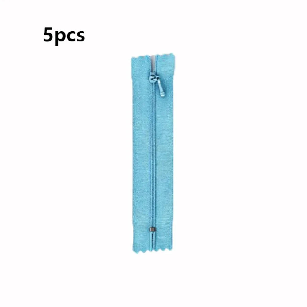 5-Pack 7cm Mini Zippers – Multicolor DIY Sewing & Doll Crafts